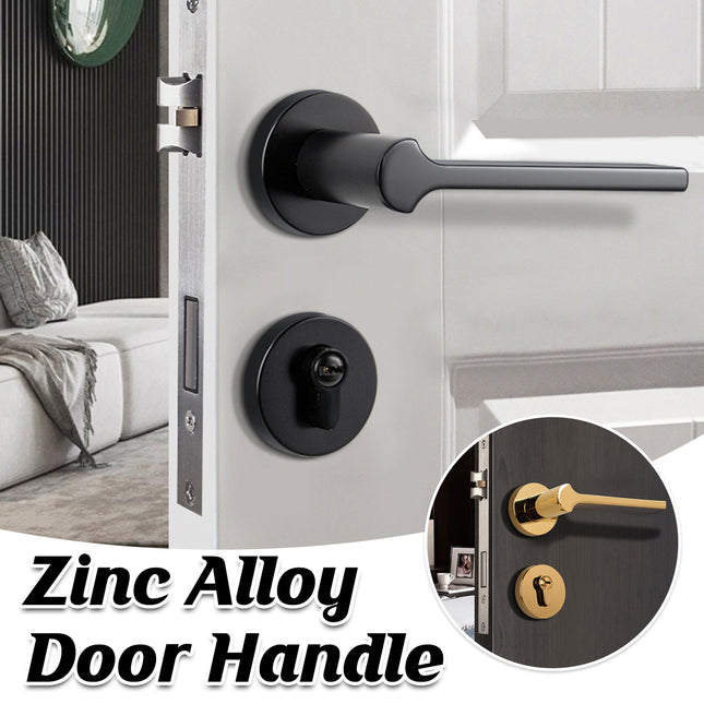 Interior Door Handle Lock Set Bedroom Privacy Door Lock Modern Handle