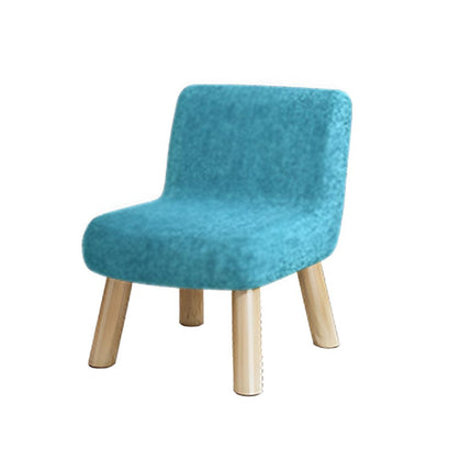 Fabric Ottoman Foot Stool Rest Pouffe Padded Footstool with Wood Storage Seat