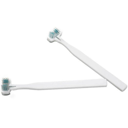 Double Head Toothbrush Dog Pet Cat Brush Dental Health Gum Care Cleaning Teeth - Aimall