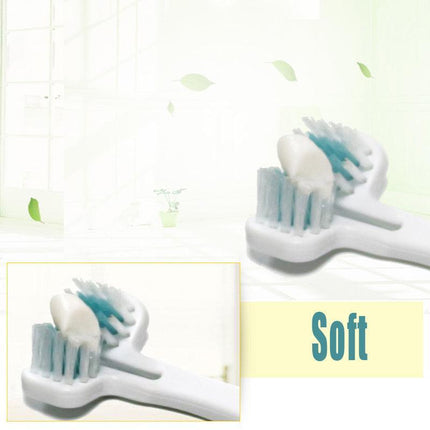 Double Head Toothbrush Dog Pet Cat Brush Dental Health Gum Care Cleaning Teeth - Aimall