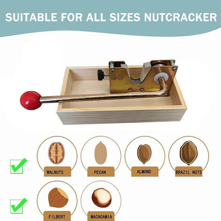 Macadamia Opener Peeling Machine Walnut Tool Nut Cracker Handle Multipurpose Au - Aimall