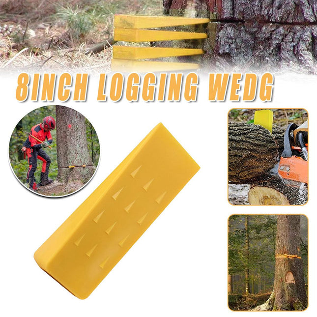 8inch Tree Logging Wedge Plastic Felling Cutting Tool Square Design