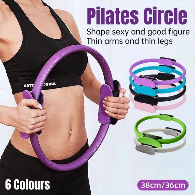 6 Colours Pilates Yoga Ring Magic Circle Fitness Equipment for Toning Slim Legs