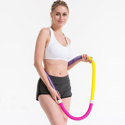 Soft Hula Hoop Adjustable Fitness Exercise Slimming Waist Ring for Unisex