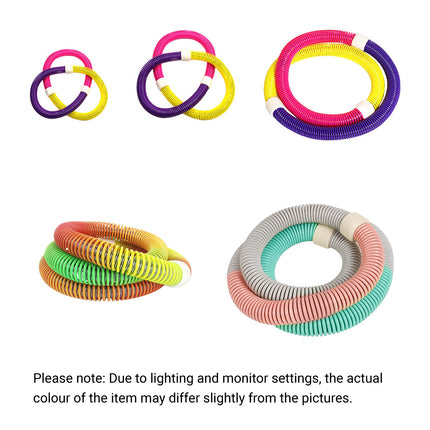 Soft Hula Hoop Adjustable Fitness Exercise Slimming Waist Ring for Unisex