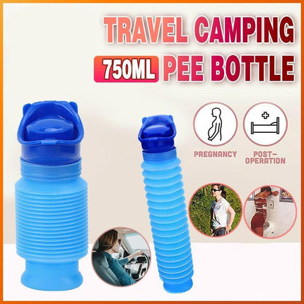 Travel Camping Pee Bottle Portable Urinal Female Emergency Kit Car Toilet Male - Aimall