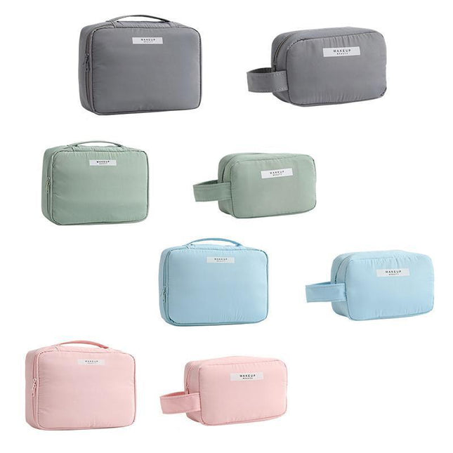 Travel Cosmetic Storage Makeup Bag Toiletry Wash Organizer Waterproof Portable L Size - Aimall