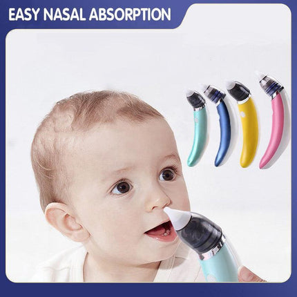 Electric Baby Nasal Aspirator in multiple colors - nose cleaner for newborns