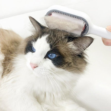 Universal Pet Knots Remover Multifunctional Cat Dog Cleaning Brush With Wipes - Aimall