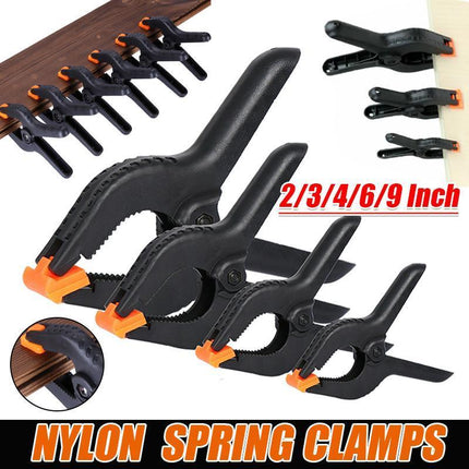 Nylon Spring Clamps Quick DIY Tools Grip Plastic Clips Photography Woodworking - Aimall