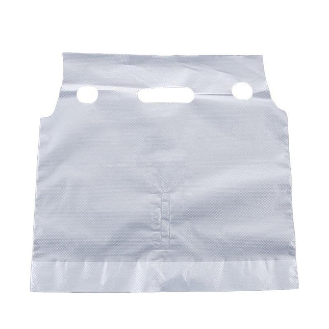 500Pcs 1/2 Cup Take Out Bags Cup Carrier Clear Handle Drink Carrier Plastic Bags - Aimall