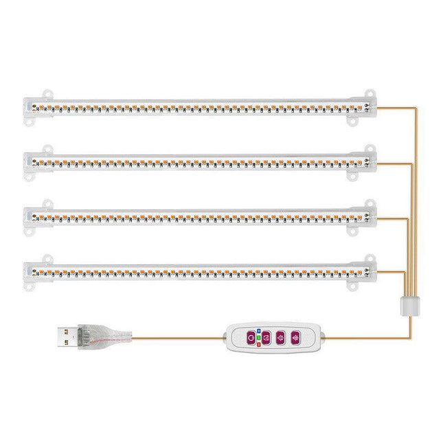 LED Grow Light Tube Strip Full Spectrum Lamp For Indoor Plant Flower Veg Growing - Aimall