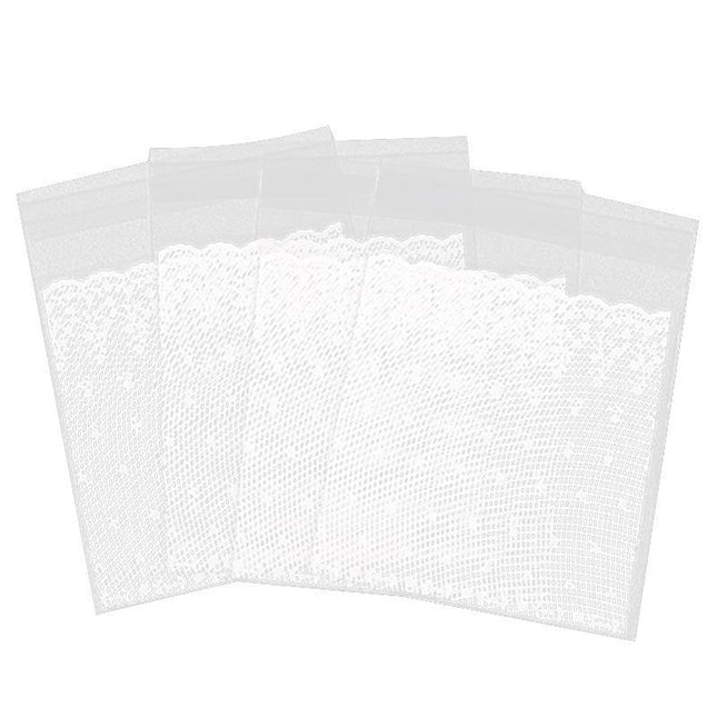 Clear Dots Self Adhesive Cookie Gift DIY Bag Plastic Candy Package Bags Lace - Aimall