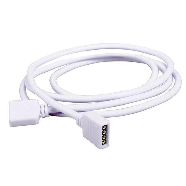 1-10M White LED RGB Light Strip Extension Cord Cable Lead Connector 4 Pin - Aimall
