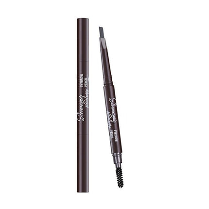 Eyebrow Pencil Dual-Ended Waterproof Retractable Slant Eye Makeup Cosmetic Tool - Aimall