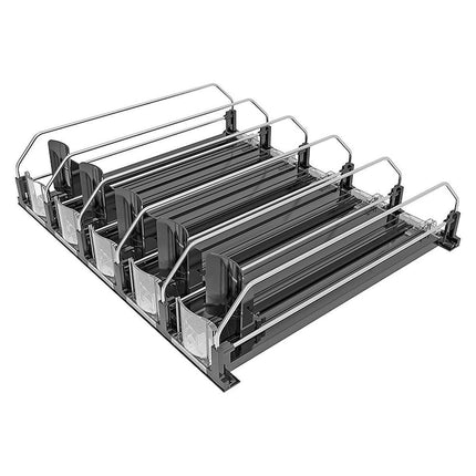 Supermarket Store Beverage Dispenser Fridge Shelf Organizer Snack Pusher Box