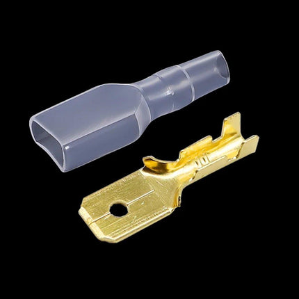 480pcs Spade Crimp Terminals Kit Insulated Electrical Wire Connectors