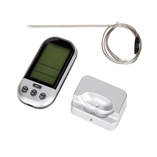 BBQ Food Meat Thermometer Tool Digital Wireless Oven Probe Grill Kitchen Cooking - Aimall