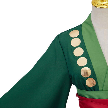 Spot One Piece King Solon Cos Clothing Solon Sex Turn Kimono Skirt Cos Zoro Straw Hat Cospl Two Years Later