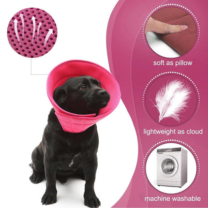 Elizabethan Collar Anti Licking Biting Pet Collar for Cats and Dogs Recovery Use