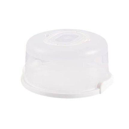 Reusable Plastic Cupcake Carrier Box Transparent Handle Cake Container
