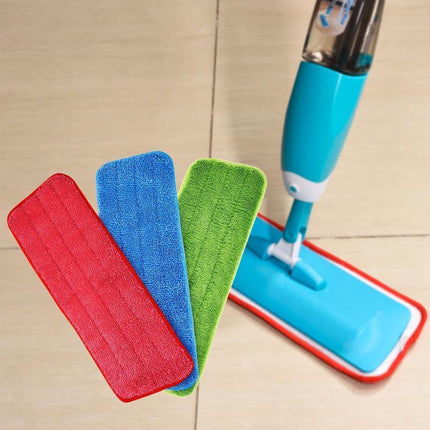 Replacement Microfiber Flat Mop Head Refill Floor Cleaning Pads Absorbent Cloths - Aimall