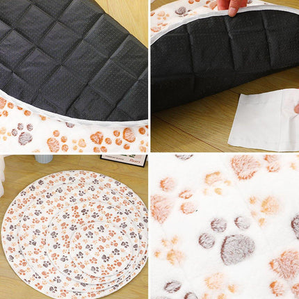 Waterproof Dog Pads Round Diaper Pads Pet Training Pads for Puppies and Dogs