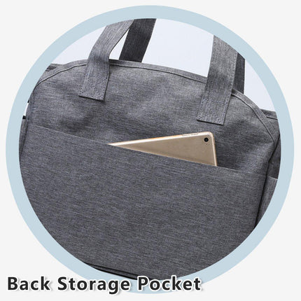 Large Capacity Nappy Bag for Pram with Shoulder Strap Canvas Tote for Mum Use