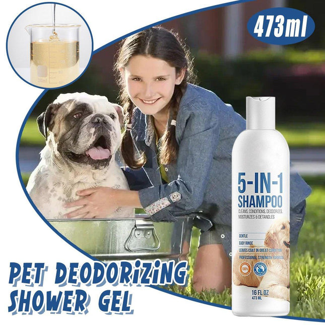 Lavender Scent Pet Shampoo for Cats and Dogs Long-Lasting Fragrance Bath Supplies