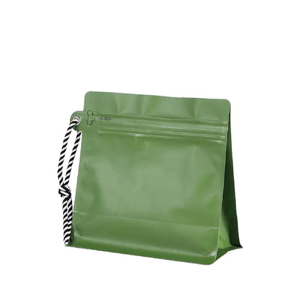 20 Pack Sealed Tea Coffee Bags Heat Seal Zipper Hang Rope Aluminum Foil Storage