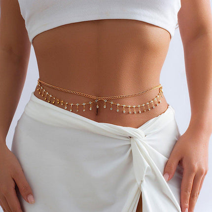 Bikini Body Chain Waist Jewelry Women Multi Layer Beach Fashion Waist Chain