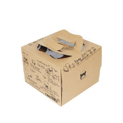 6/8 Inch Birthday Cake Boxs Set Ideal for Cake Transport and Presentation