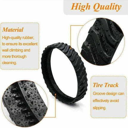 2/4Pcs For Zodiac MX8 MX6 Baracuda R0526100 Pool Cleaner Tracks Tyres Wheel - Aimall