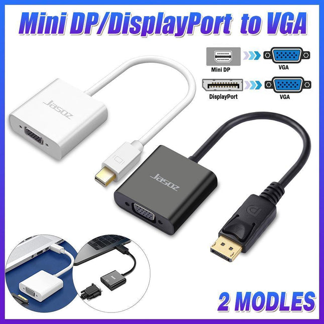Displayport Display Port DP Male to VGA Female Video Converter Adapter Cable PC - Aimall