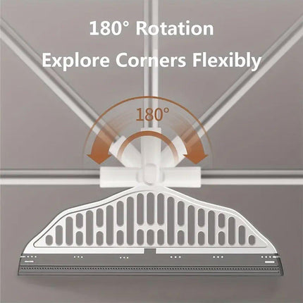 Wet and Dry Floor Scraper Dust Sweeper Non-Hair Stick Bathroom Cleaning Tool