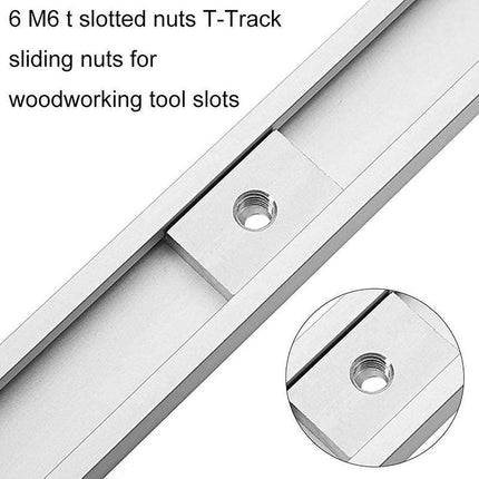 T Track T-Slot Slider Miter Aluminium Alloy Jig Tool Woodworking Set - Aimall