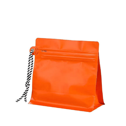 20 Pack Sealed Tea Coffee Bags Heat Seal Zipper Hang Rope Aluminum Foil Storage