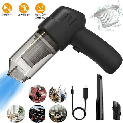 9000Pa Cordless Handheld Car Vacuum Cleaner Mini Portable Auto Wireless Duster - Aimall