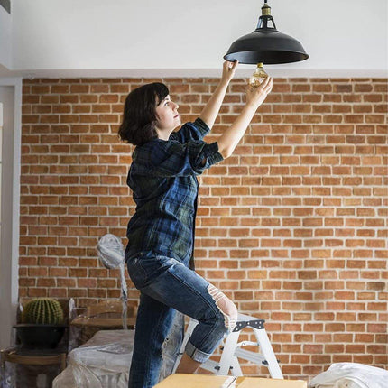 Portable Aluminium 1-3 Step Folding Ladder Anti-Slip Frame Stool for Home Use