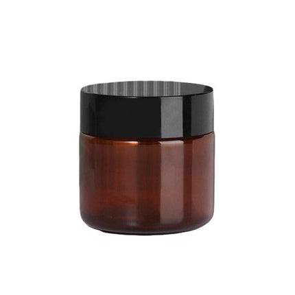 10pcs Brown PET Plastic Wide Mouth Bottles for Storage and Skincare Packaging