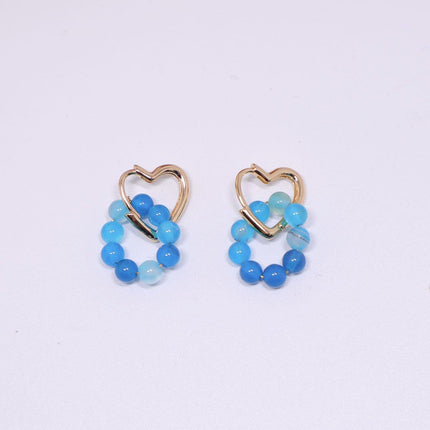 High End Handmade Fashion Earrings Printed Material Jewelry for Women Trendy