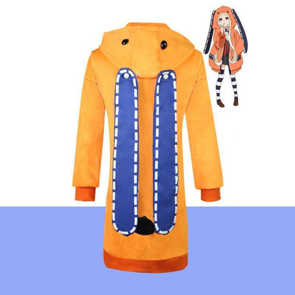 Kakegurui Compulsive Gambler Runa Yomozuki Cosplay Jacket Rabbit Ears Costume AU - Aimall