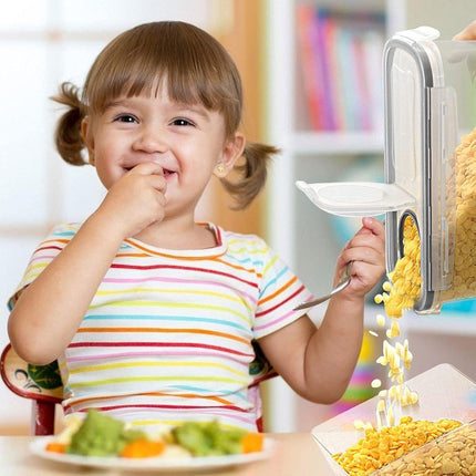 2.5L Kitchen Organizer Transparent Grocery Storage Jar for Food and Pantry Use