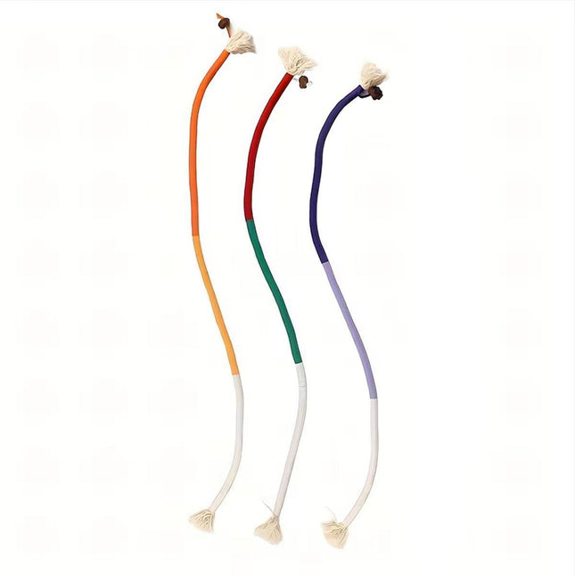 Durable Interactive Chew Rope Toy for Cats Kittens Pet Teeth Cleaning Play Toy