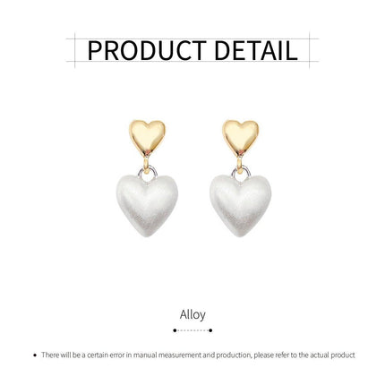 Sweet Love Earrings Elegant Temperament Jewelry Women Trendy Fashion Earrings