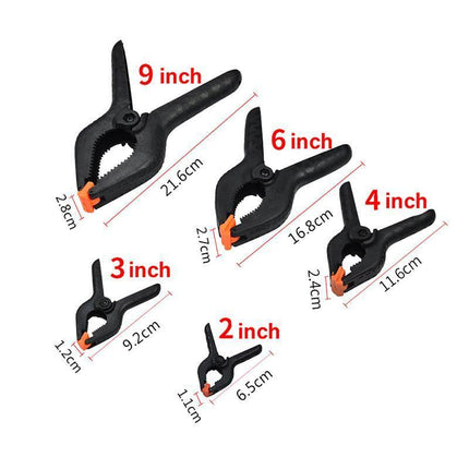 Nylon Spring Clamps Quick DIY Tools Grip Plastic Clips Photography Woodworking - Aimall