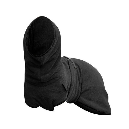 Pet Bathrobe Clothes Dog Towel Drying Robe Soft Warm Super Absorbent Black - Aimall