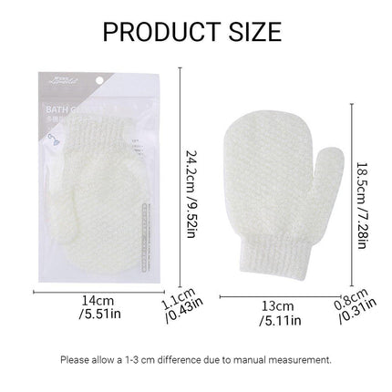 Bath Gloves Exfoliating Scrubbing Mitt Shower Cleaning Body Wash Supplies