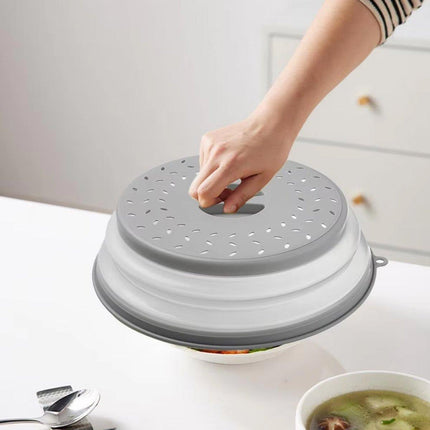 Multifunctional Microwave Oven Food Cover Heat Resistant Folding Splash Guard