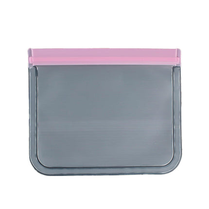 10pcs Reusable Frosted Food Storage Bags Ziplock Transparent Fresh Keeping